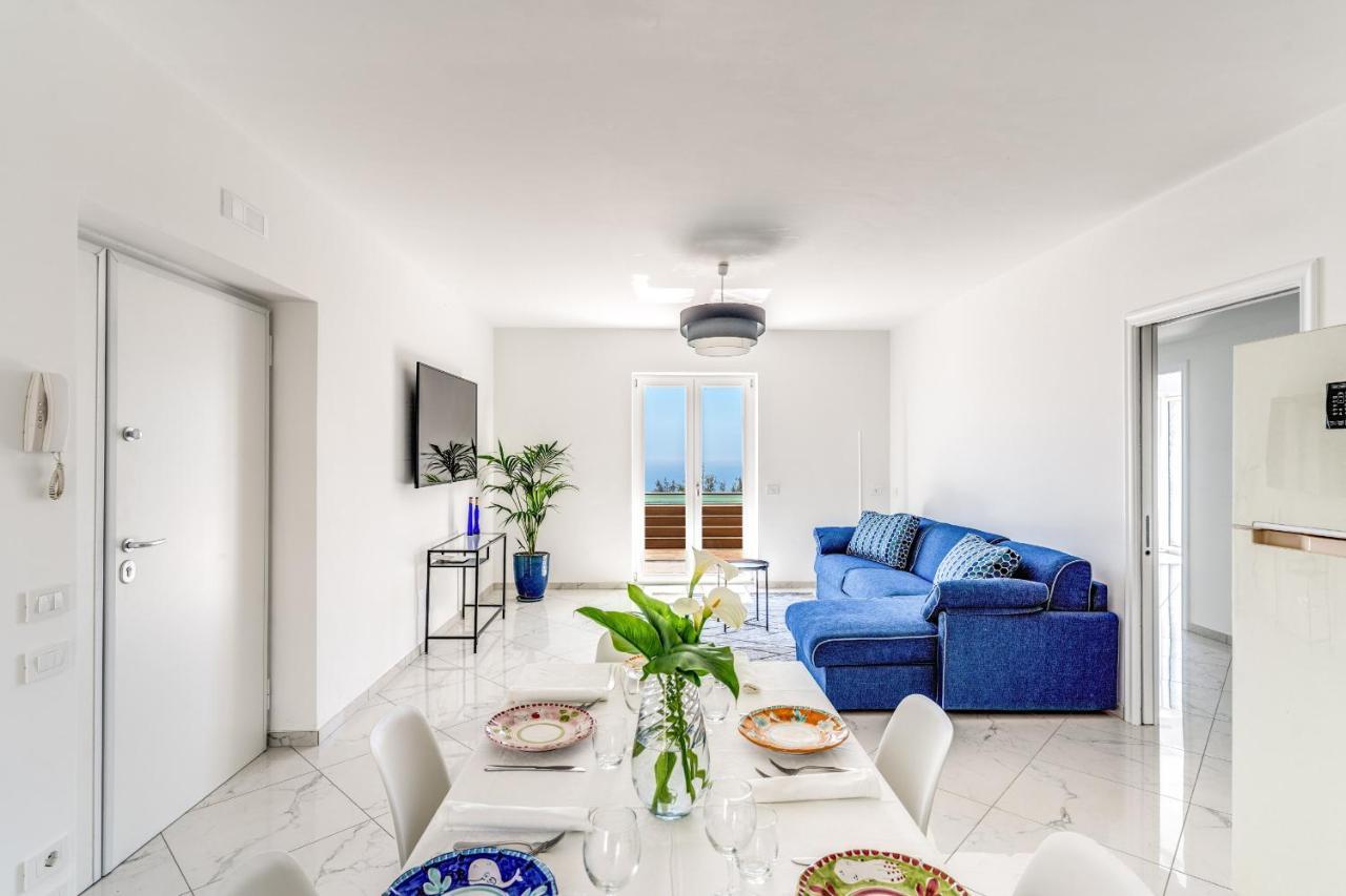 Villa Rusinella Minimalist Retreat With Sea Views Massa Lubrense Exterior photo
