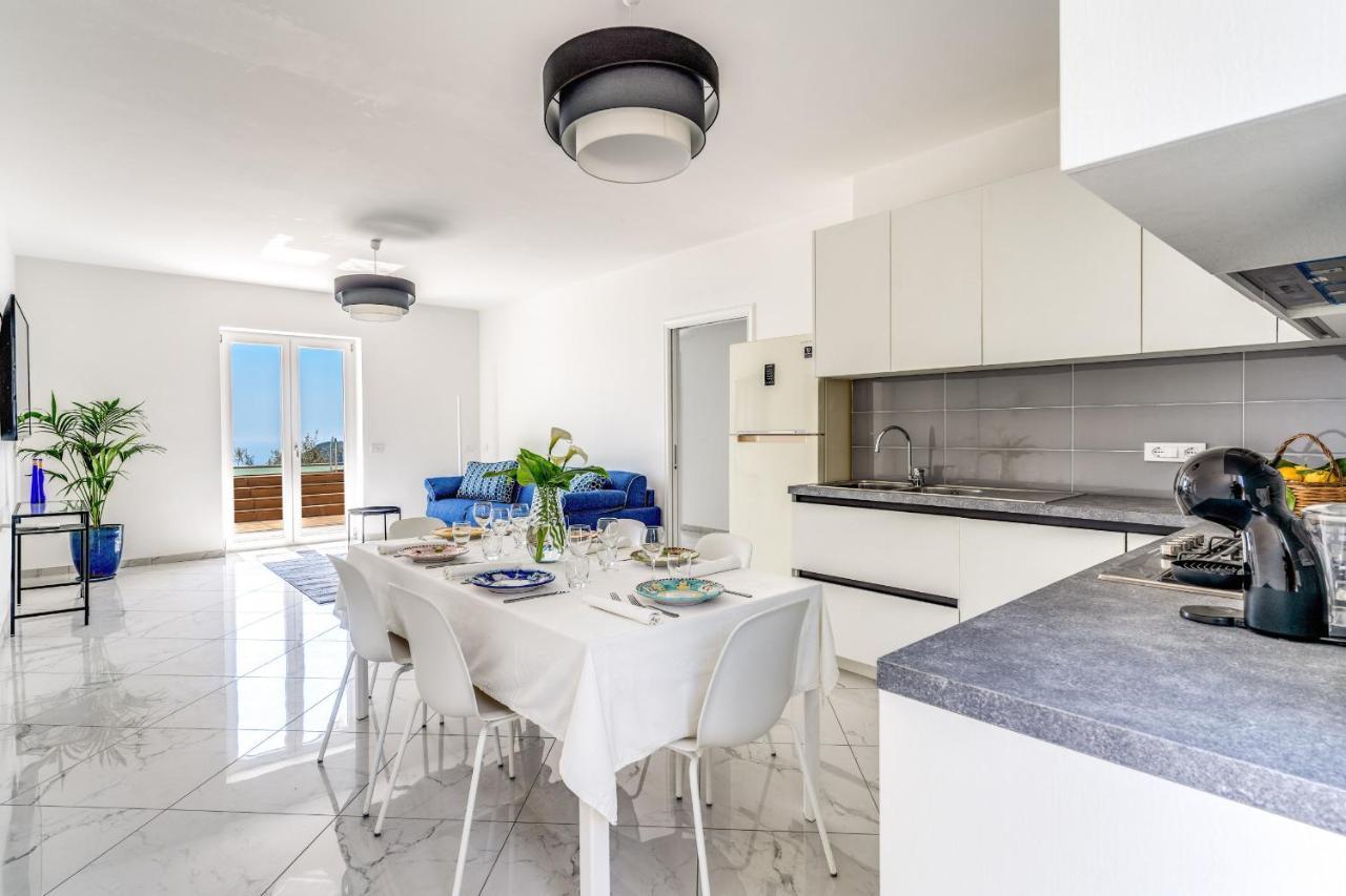 Villa Rusinella Minimalist Retreat With Sea Views Massa Lubrense Exterior photo